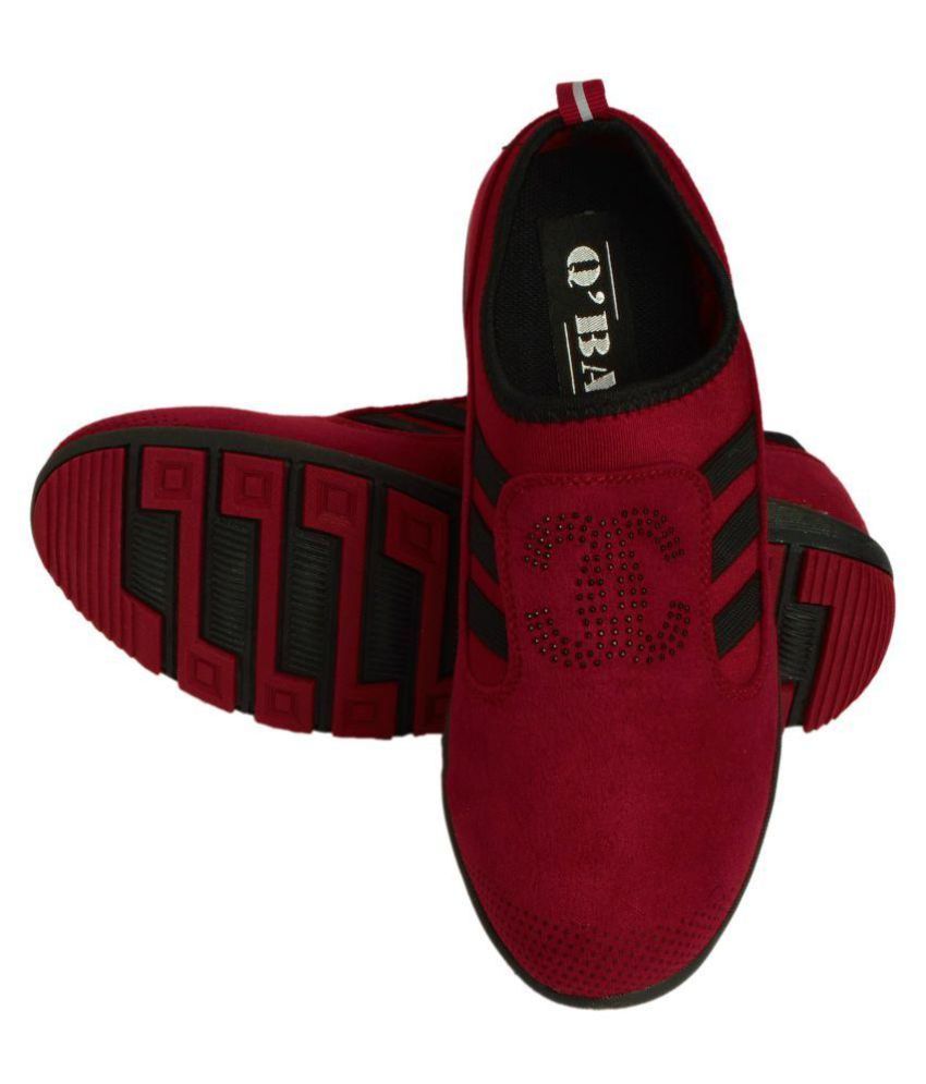womens red training shoes