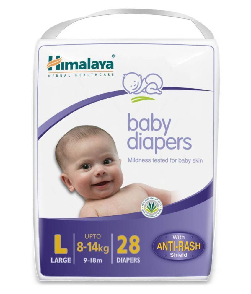 himalaya baby diapers l size