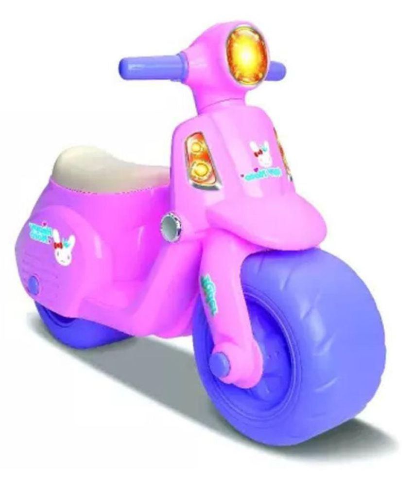 pink 6v vespa scooter