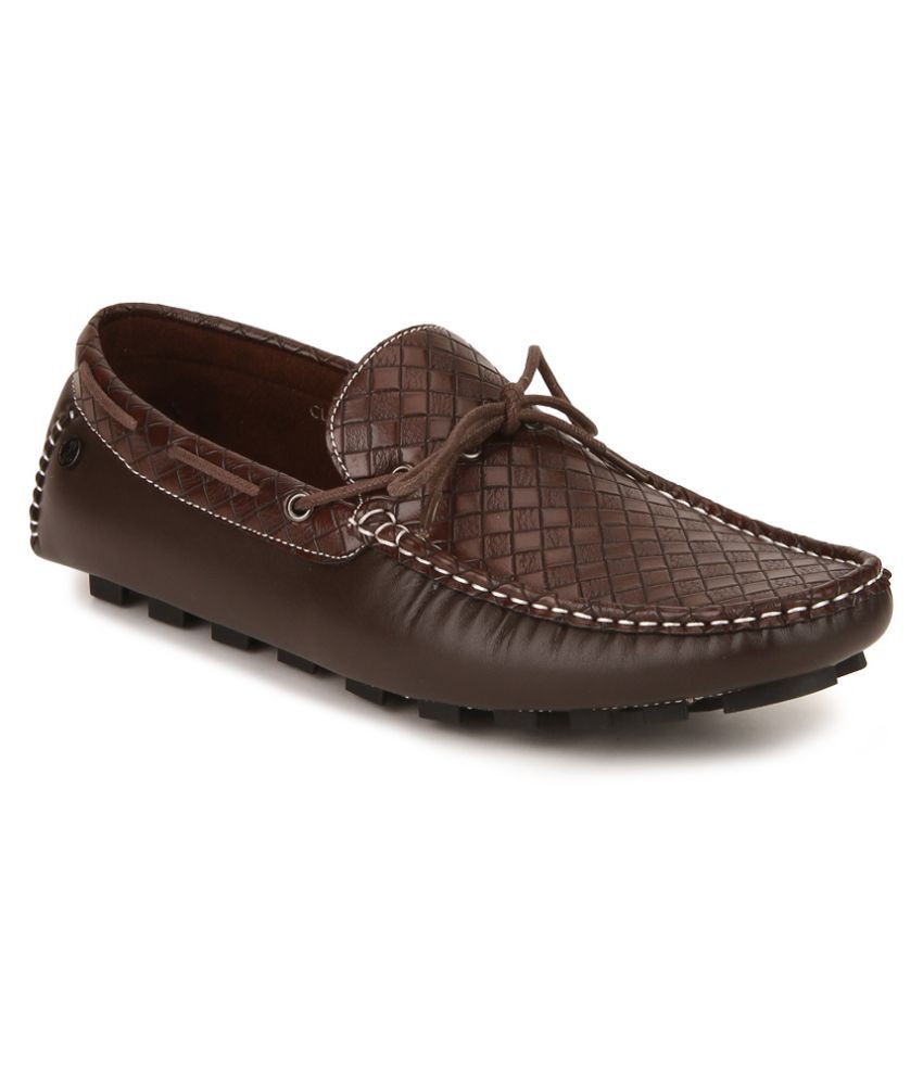 base london brown loafers