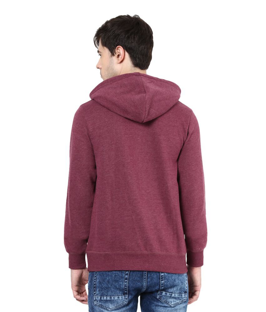 high neck maroon top