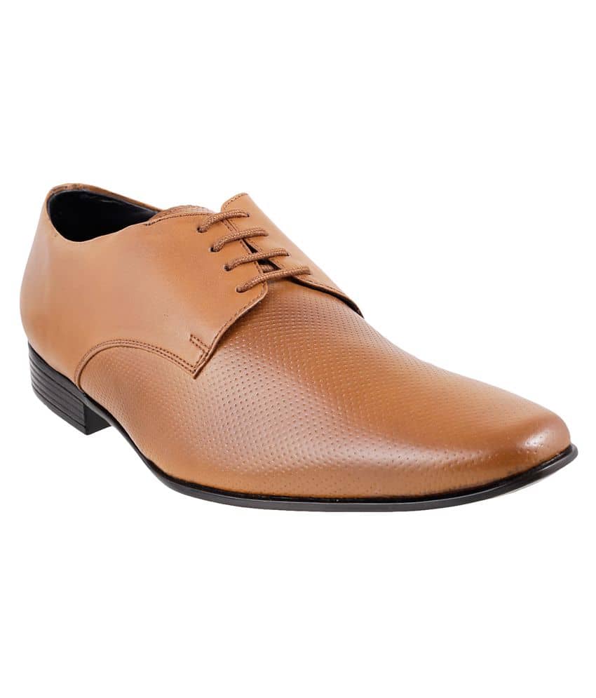 mochi tan formal shoes