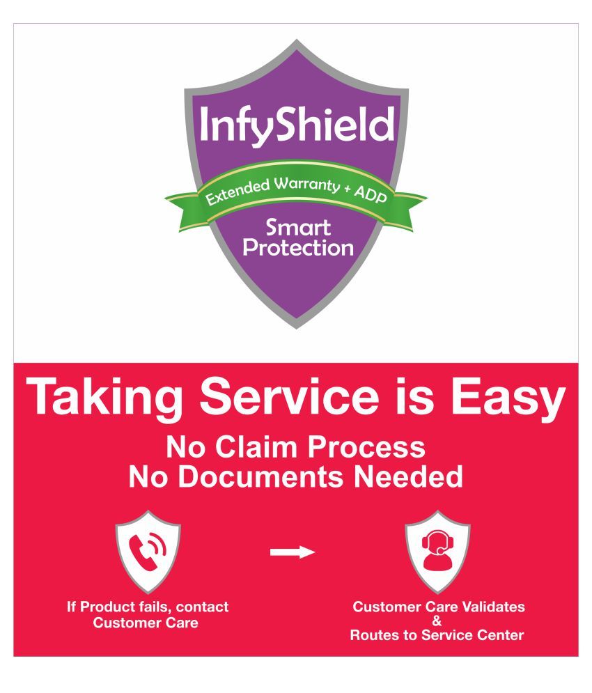 InfyShield 2 Yrs Extended Warranty + 1 Yr ADP on Laptop Priced Rs
