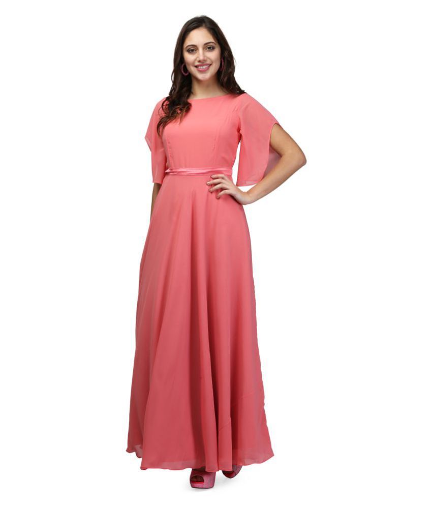 georgette full gown