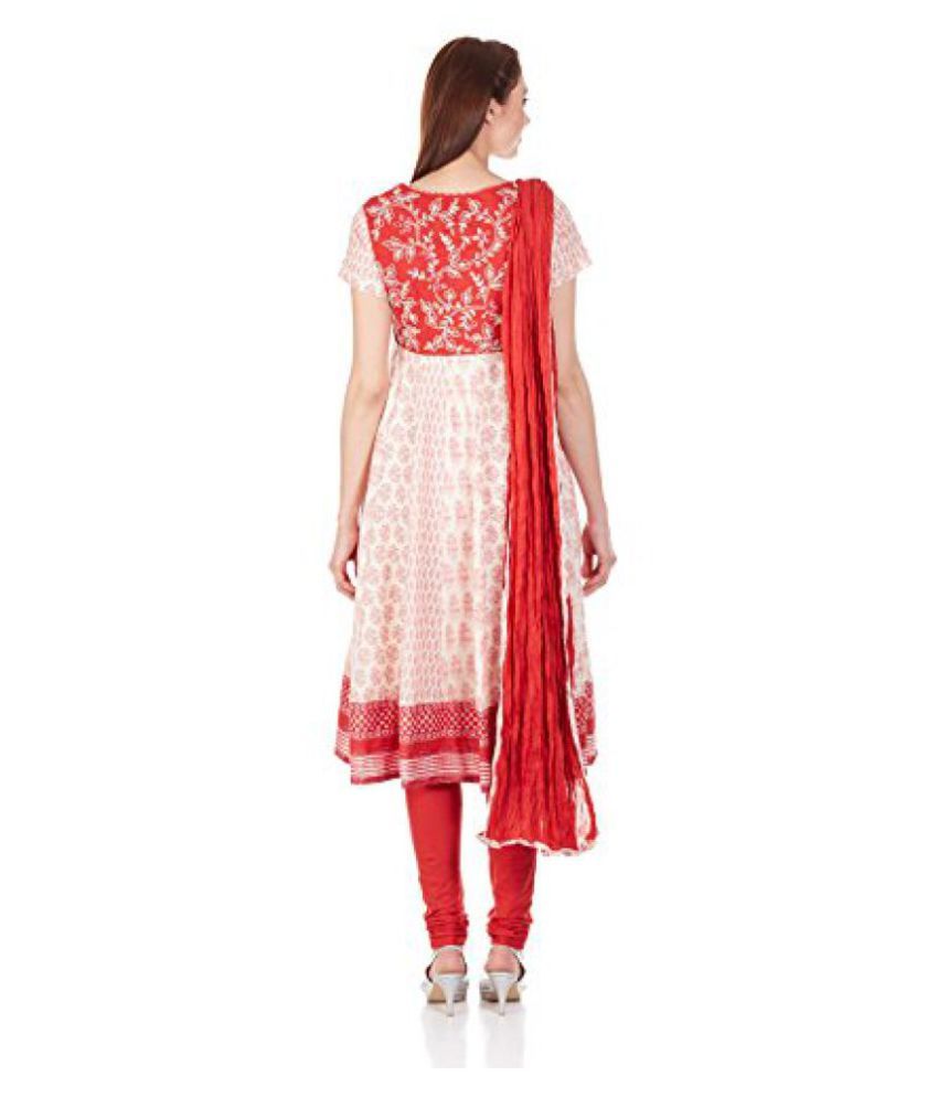 biba women's anarkali salwar suit