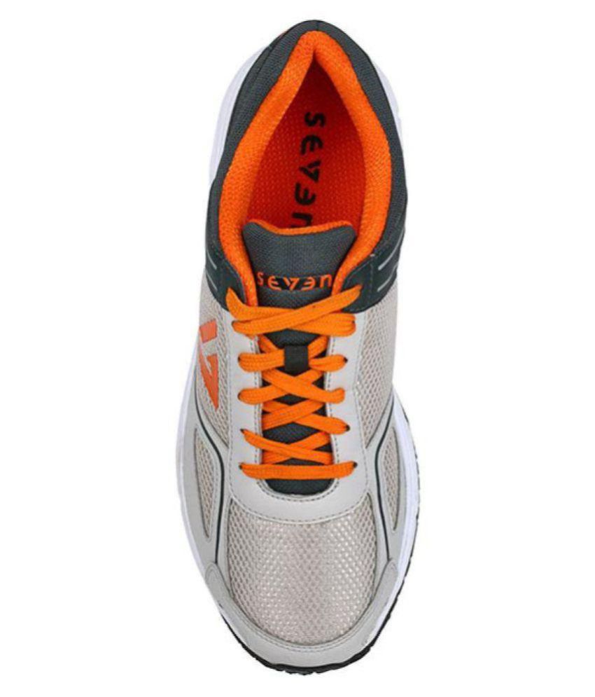 Seven by M.S. Dhoni Gray Running Shoes - Buy Seven by M.S ...