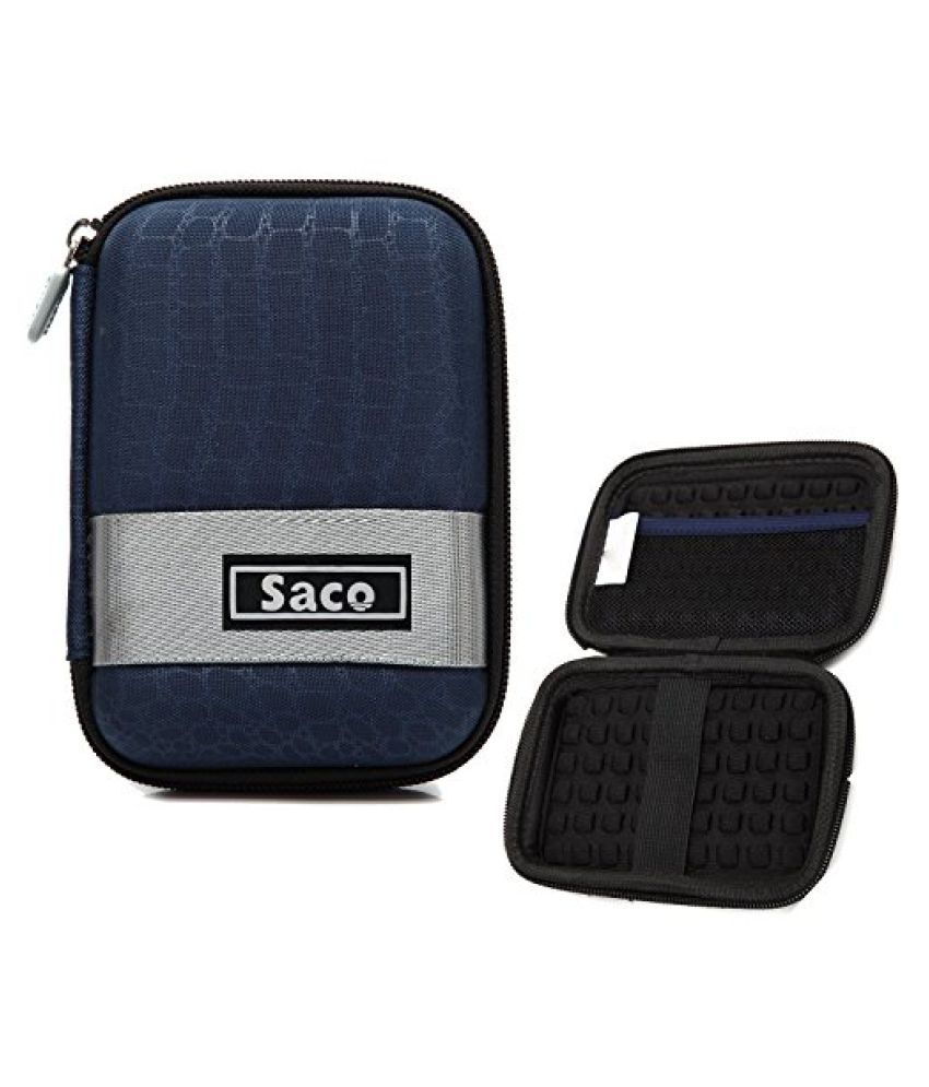 Saco External Hard Disk Hard Case Pouch Cover Bag for WD Elements SE 1