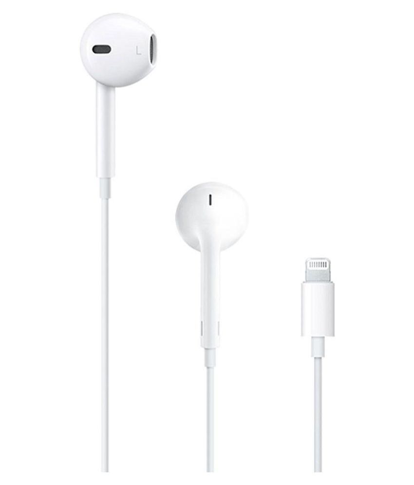 Apple MMTN2ZM/A Earpods In Ear Wired Earphones With Mic White - Buy Apple MMTN2ZM/A Earpods In