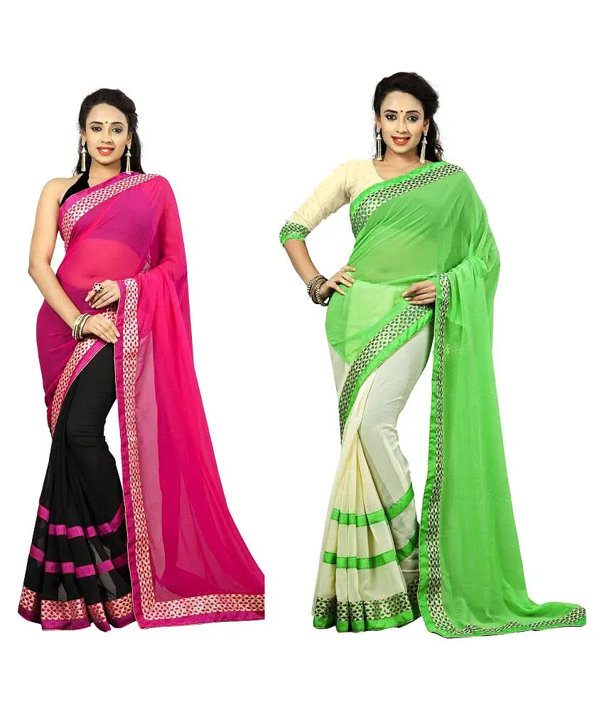 SHANVIKA - Green Rayon Saree With Blouse Piece ( Pack of 1 ) Price in India  - Buy SHANVIKA - Green Rayon Saree With Blouse Piece ( Pack of 1 ) Online  at Snapdeal