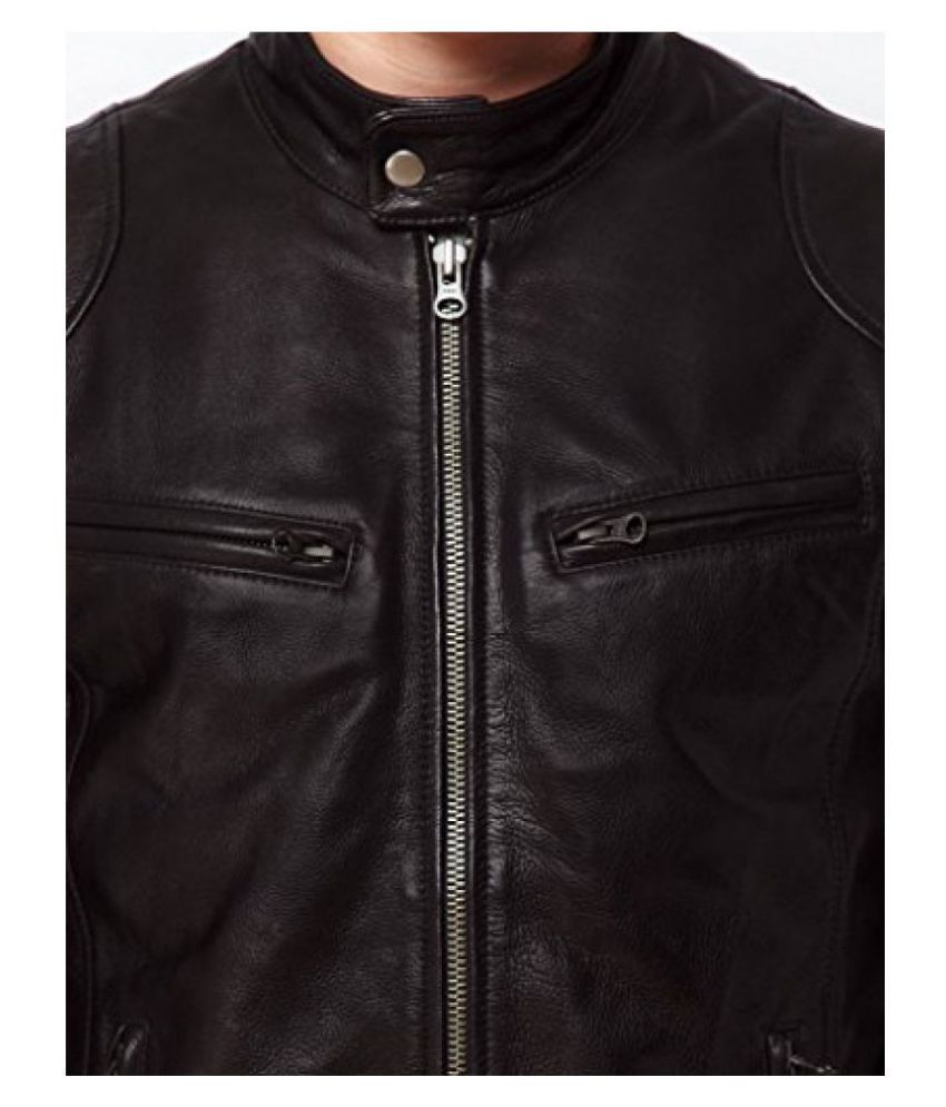 tommy hilfiger leather biker jacket