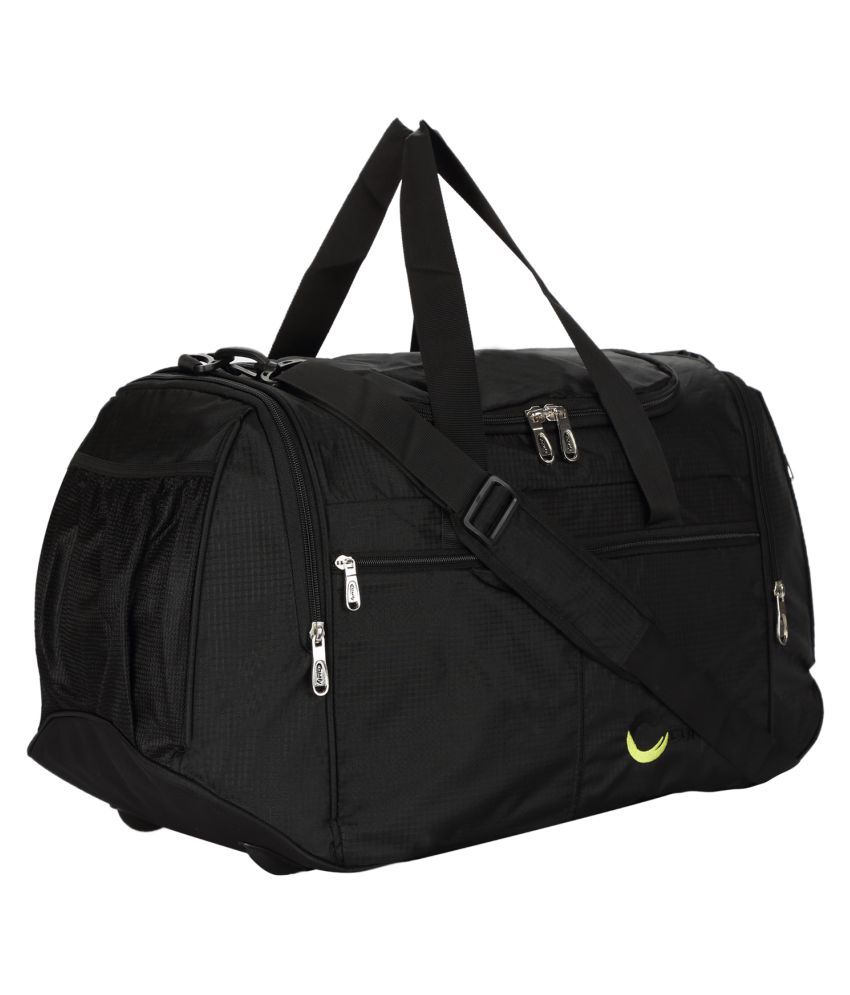 Comfy Black Solid Duffle Bag - Buy Comfy Black Solid Duffle Bag Online ...