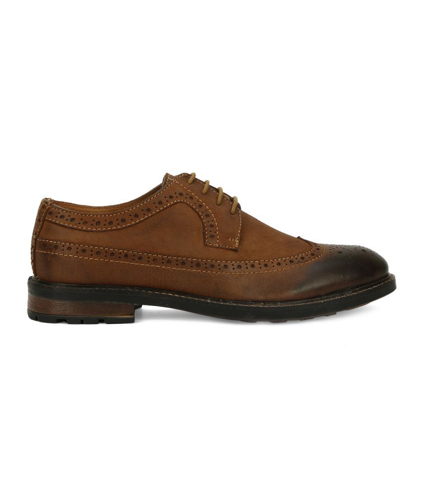 allen solly brown casual shoes