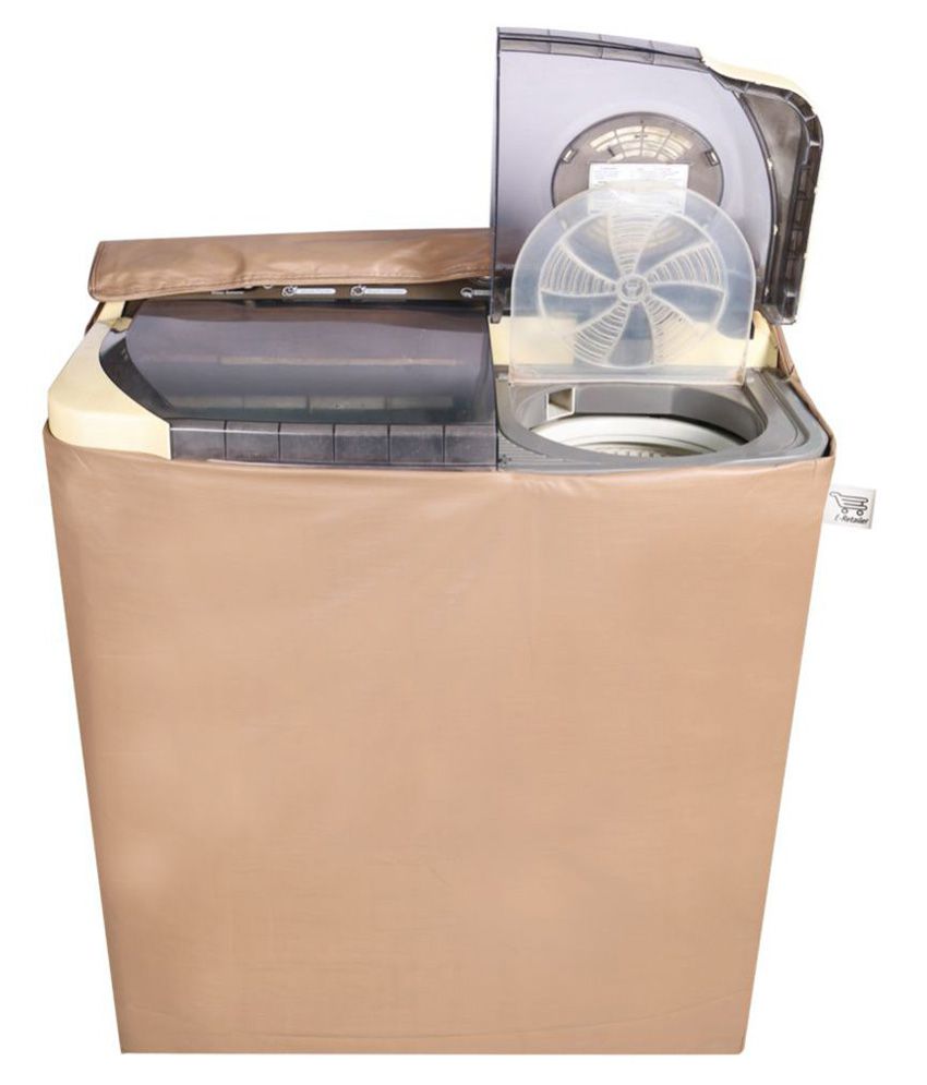     			E-Retailer Single PVC Plain Golden Semi-Automatic 5 KG To 8 KG Washing Machine Covers