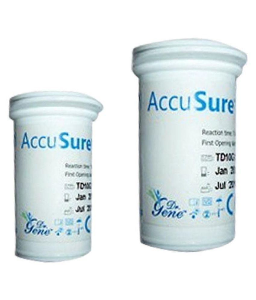     			Accusure 50 Glucometer Strips Pack Only ( Exp : Aug 2022)