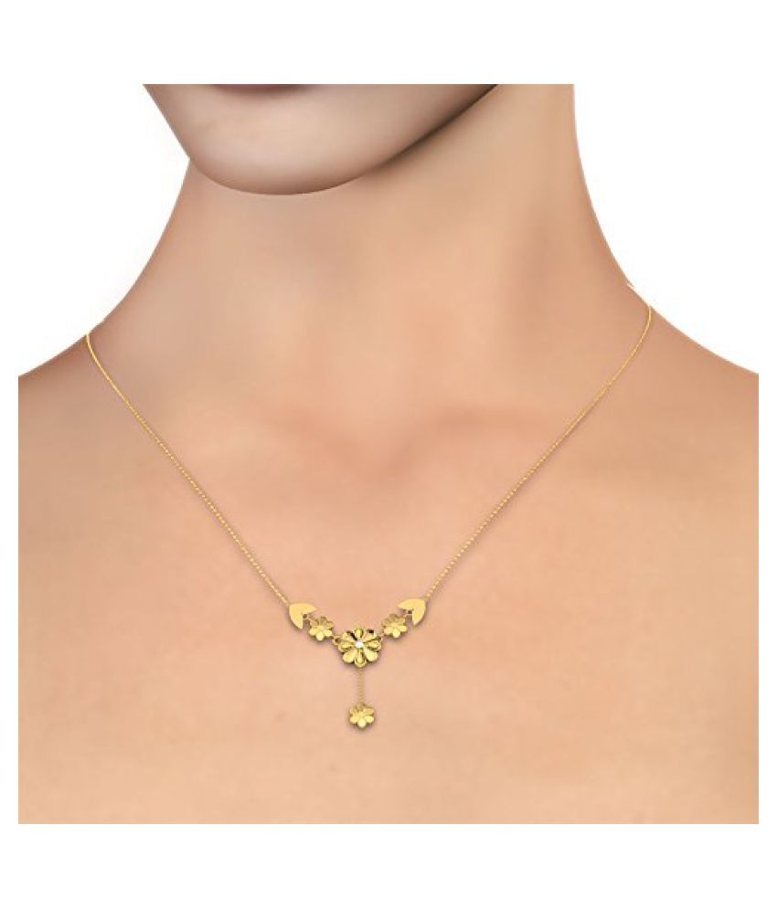 caratlane 18k gold chain