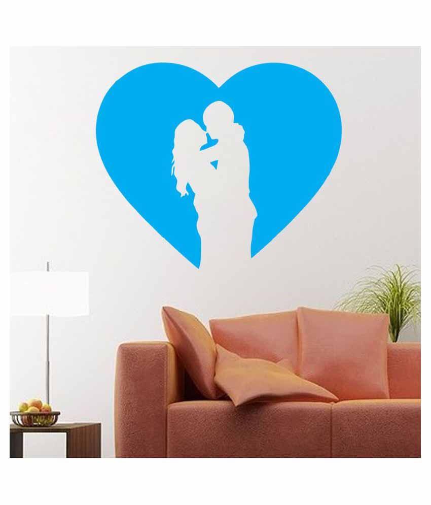     			Decor Villa I Belive In U Wall Vinyl Blue Wall Stickers