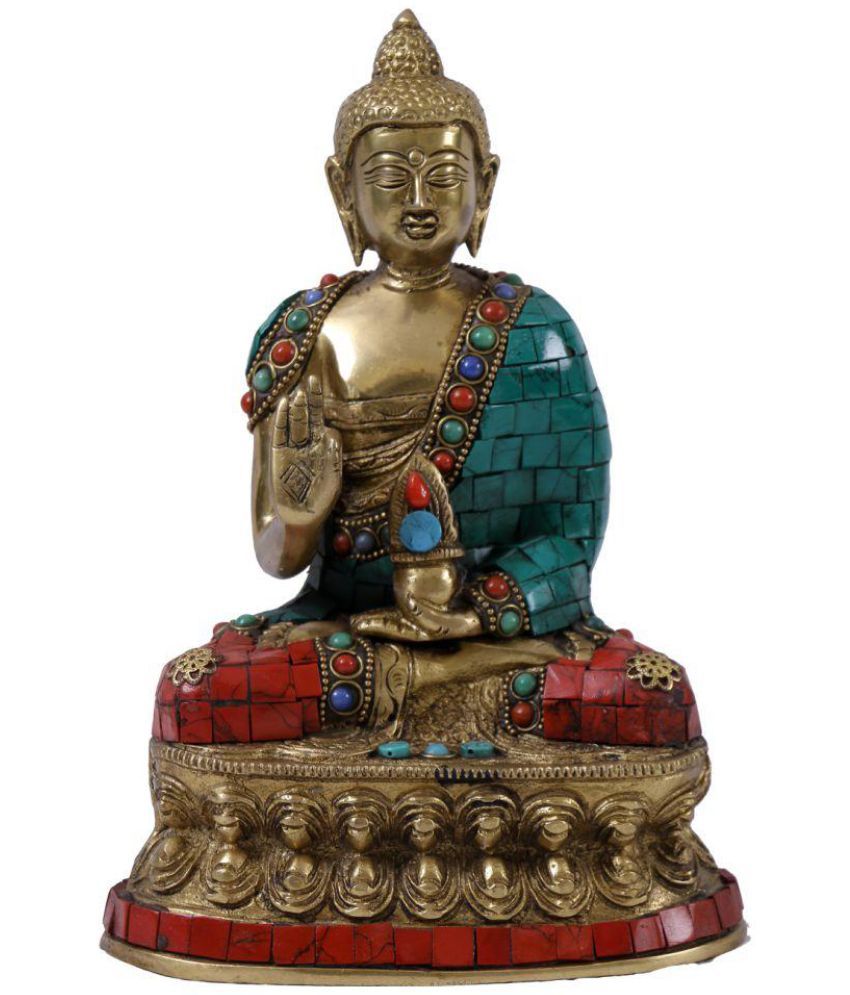 Crafthut Statues Buddha Brass Idol: Buy Crafthut Statues Buddha Brass ...