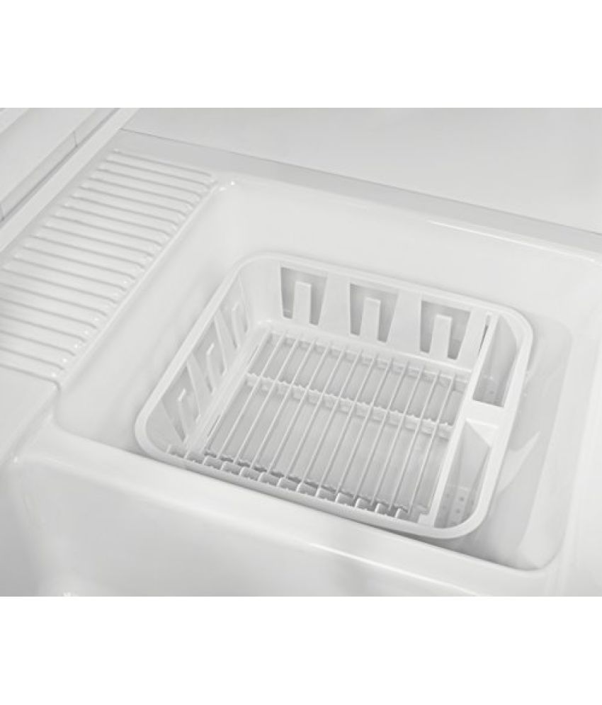 Rubbermaid AntiMicrobial In Sink Dish Drainer White Small   Rubbermaid AntiMicrobial In Sink Dish SDL881389155 2 E04fb 