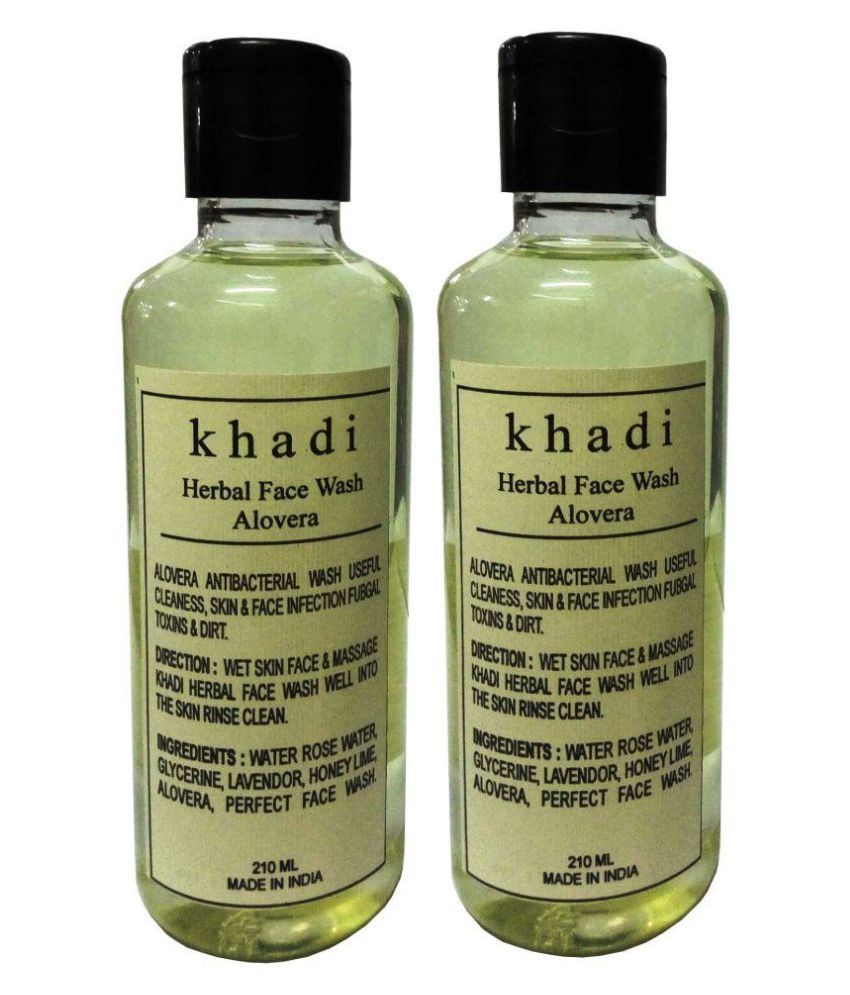     			Khadi Herbal Aloevera Face Wash 210 ml