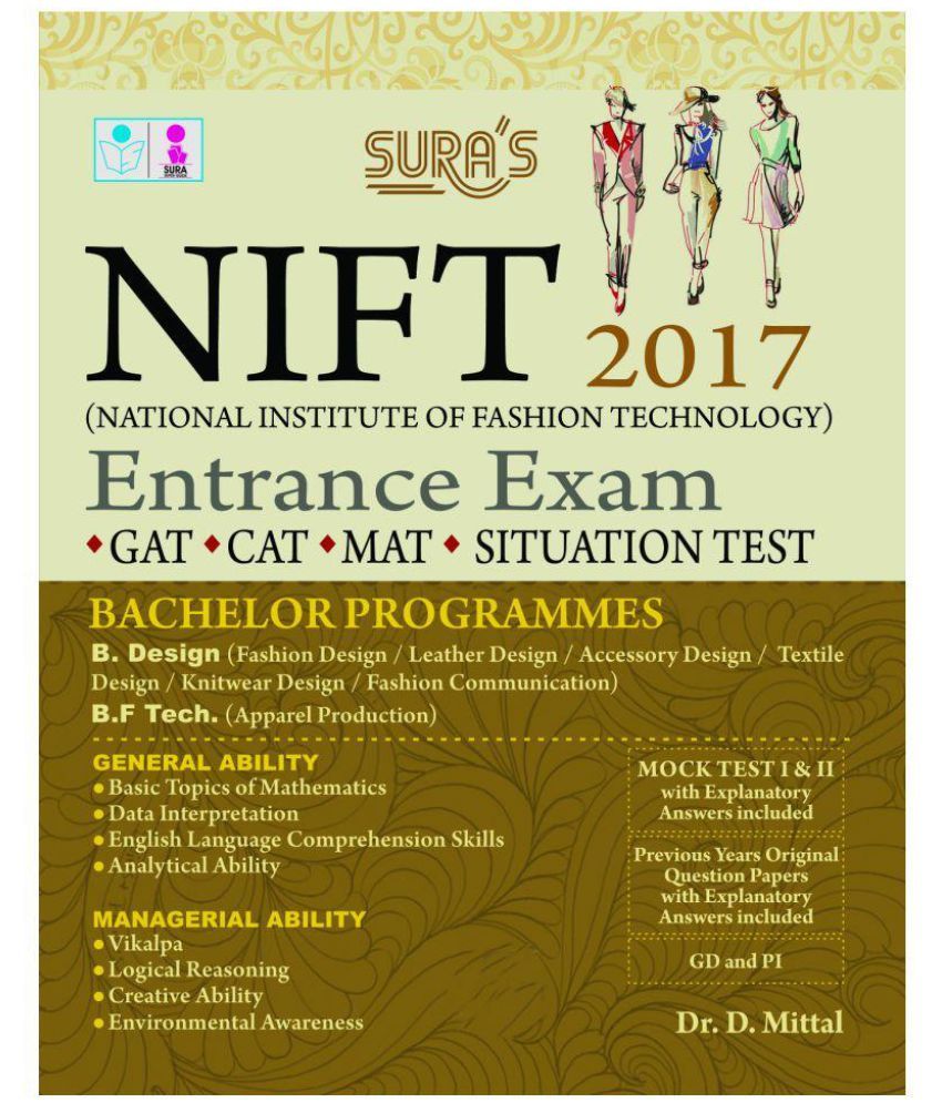 National Institute Of Fashion Technology Entrance Exam Gat Cat