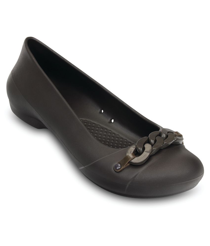 Crocs Black Ballerinas Standard Fit Price in India- Buy Crocs Black ...