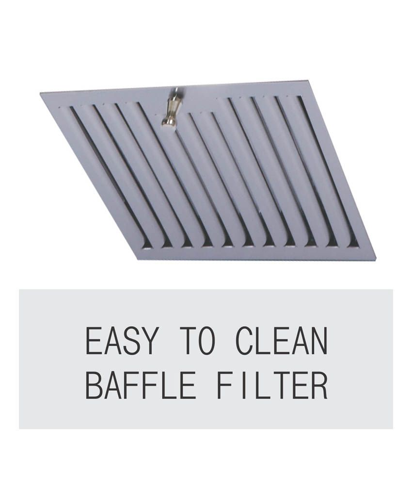 Elica Kitchen Chimney 60 cm 1100 m3/h (TCG BF 60 NERO, Black) Price in