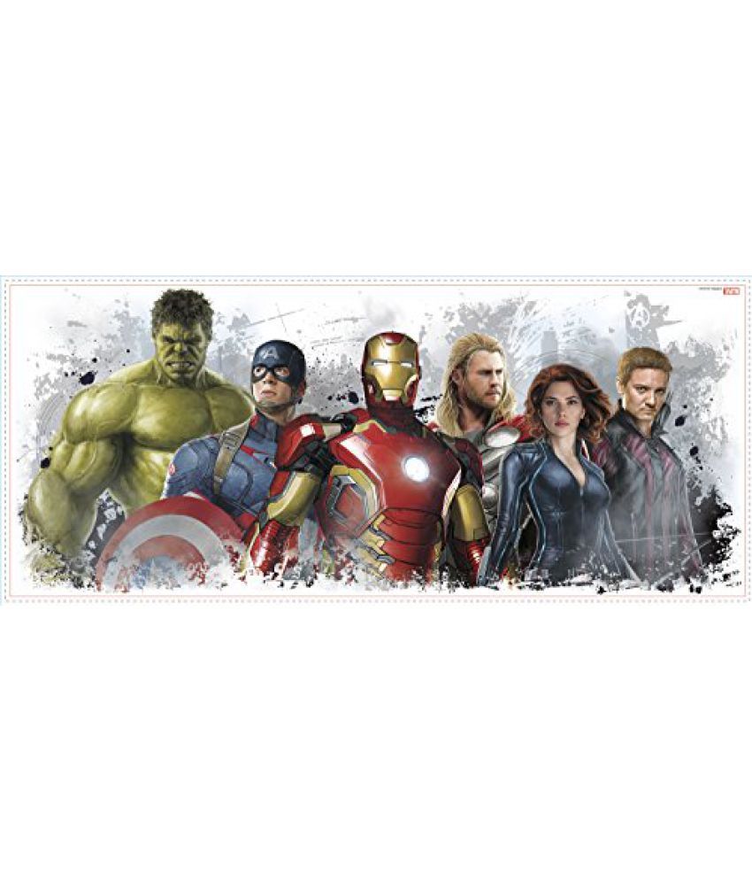 Asian Paints Nilaya Avengers Age of Ultron Distressed Giant Wall