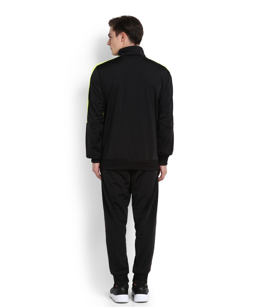 puma black tracksuit bottoms