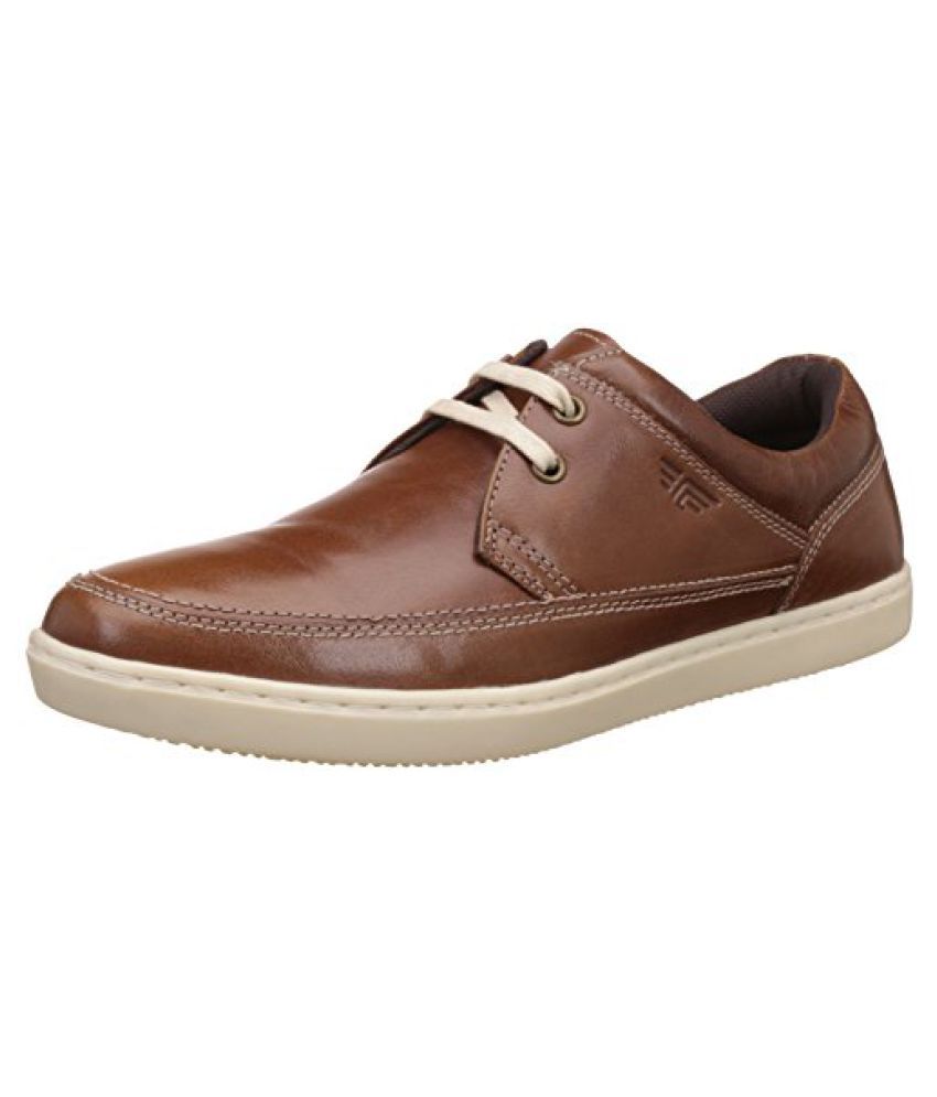 red tape men's leather boat shoes