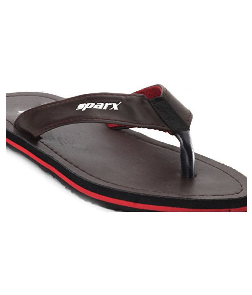 Sparx Men's Brown Flip Flops and House Slippers (SFG-525) - Buy Sparx ...