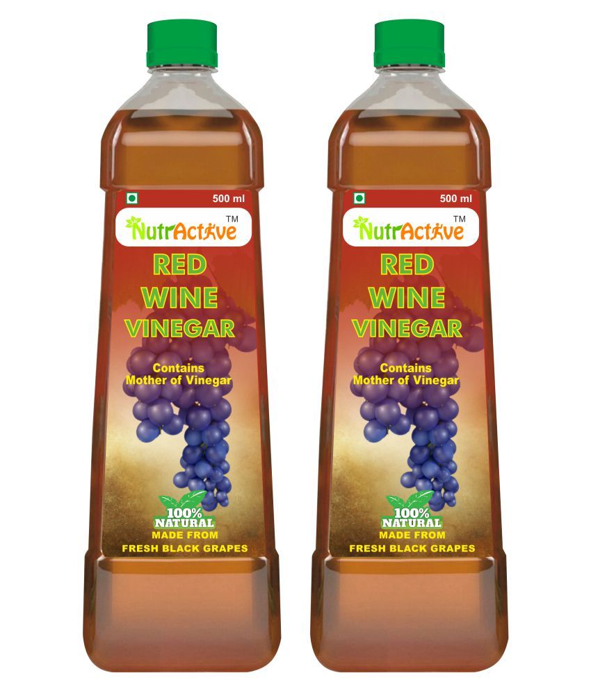 NutrActive Red Wine Vinegar Balsamic Vinegar Black Grapes Vinegar