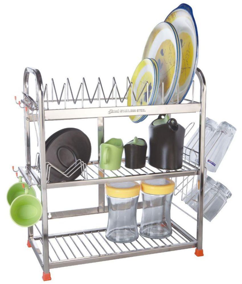 Amol Stainless Steel Dish Racks SDL400584940 1 778f3 