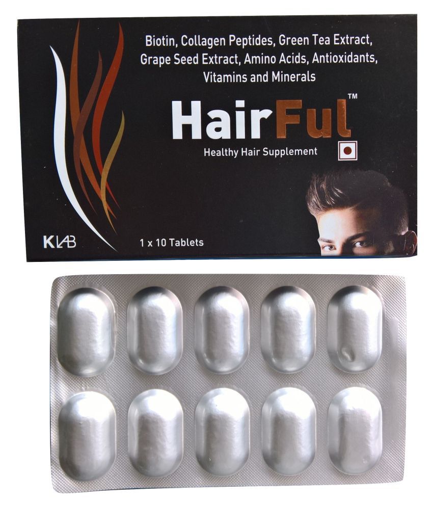 HairFul - Tablets 10 no.s Pack of 3: Buy HairFul - Tablets 10 no.s Pack