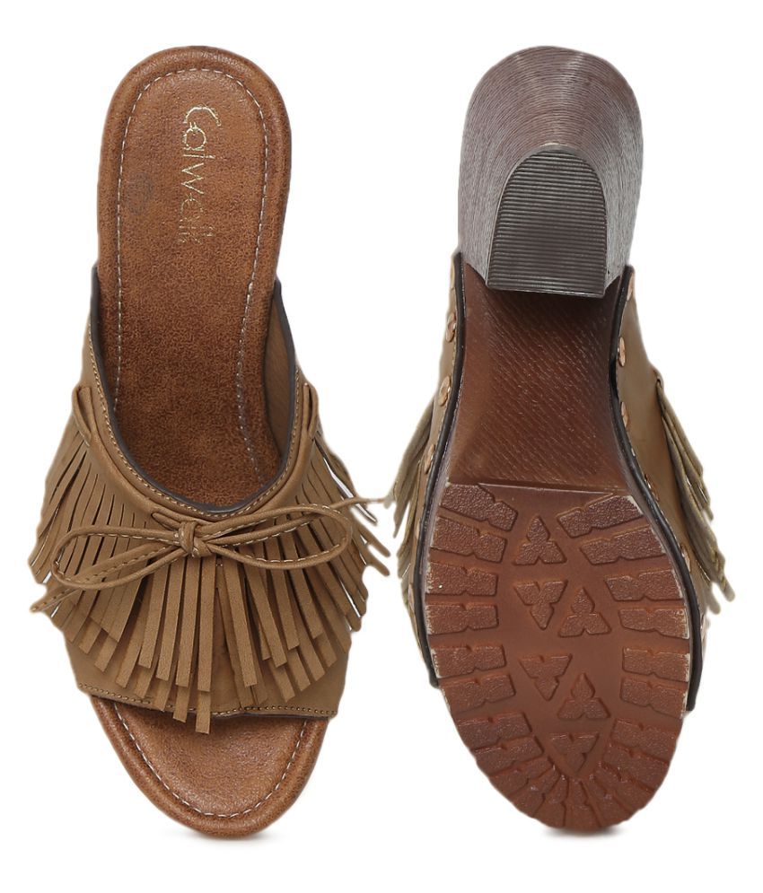 catwalk Brown Floater Sandals Price in India- Buy catwalk Brown Floater Sandals Online at Snapdeal