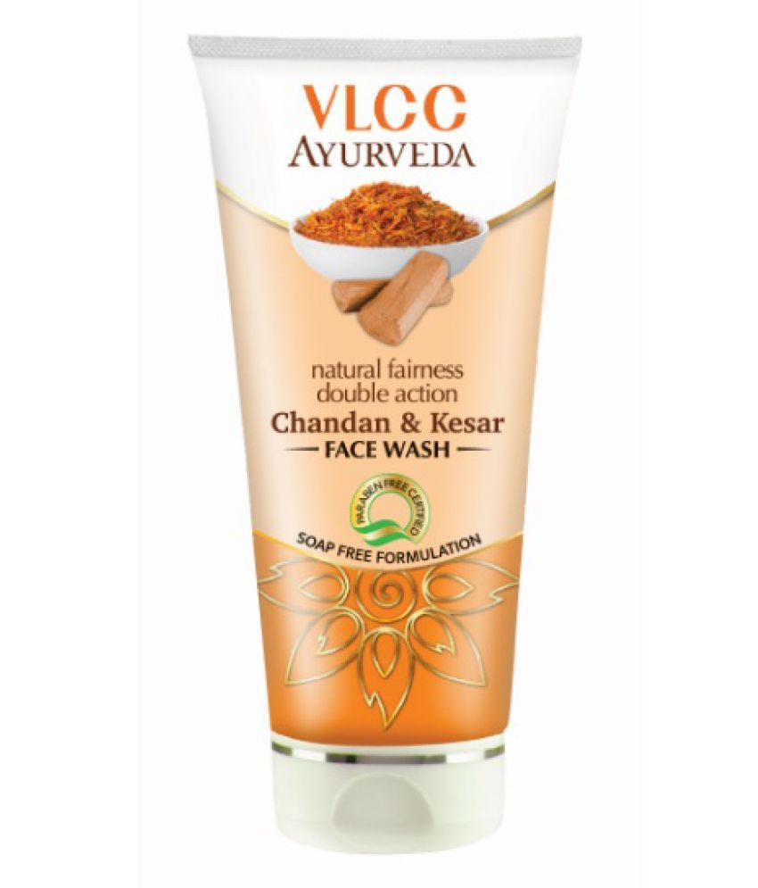 VLCC Natural Fairness Double Action Chandan & Kesar Facewash 100 ml