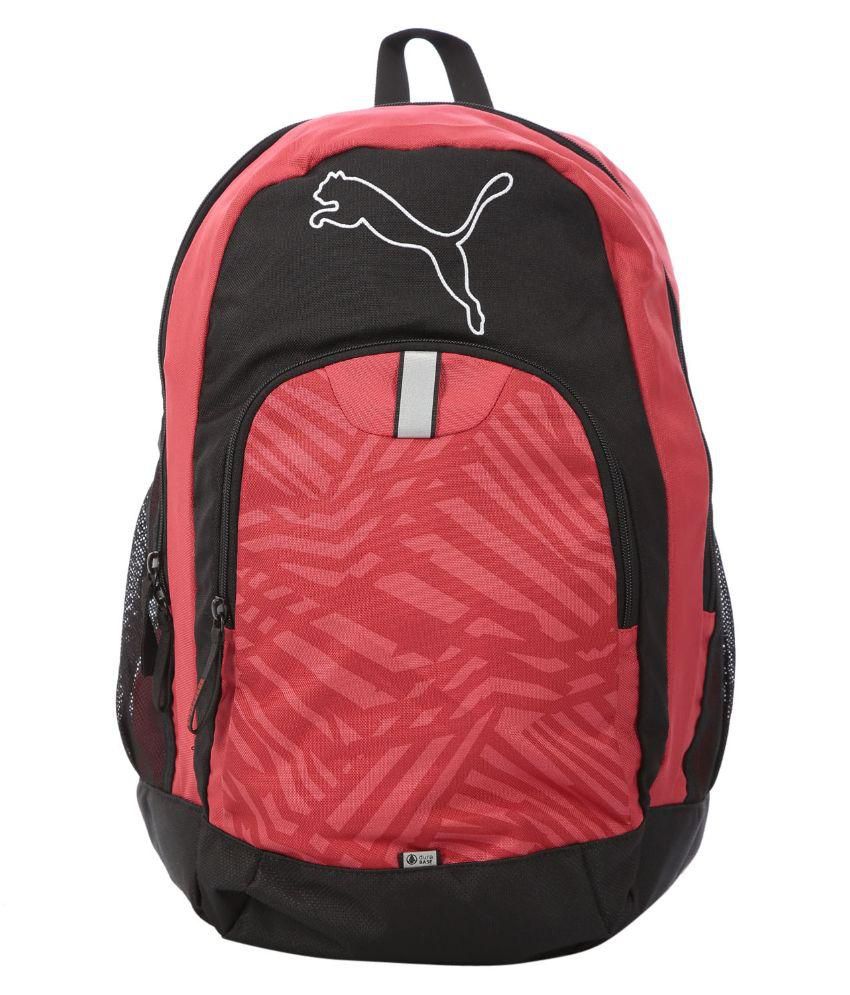 puma red echo backpack