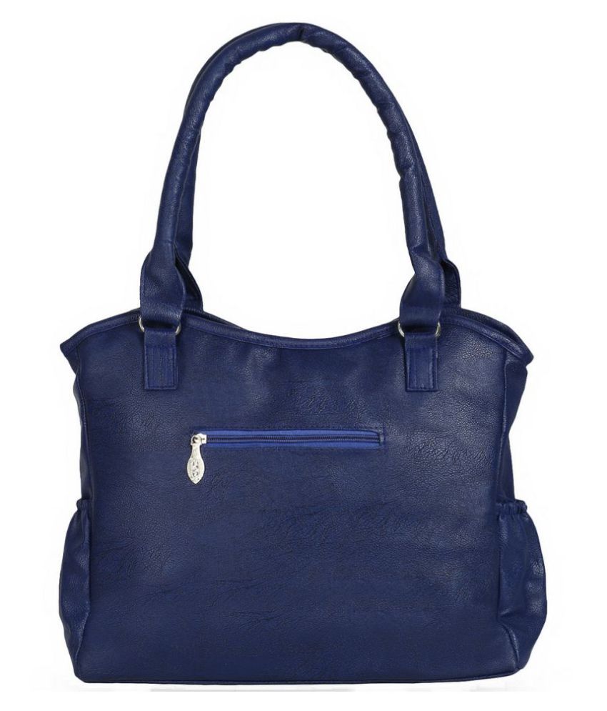 Kacey Blue Rexin Shoulder Bag - Buy Kacey Blue Rexin Shoulder Bag ...