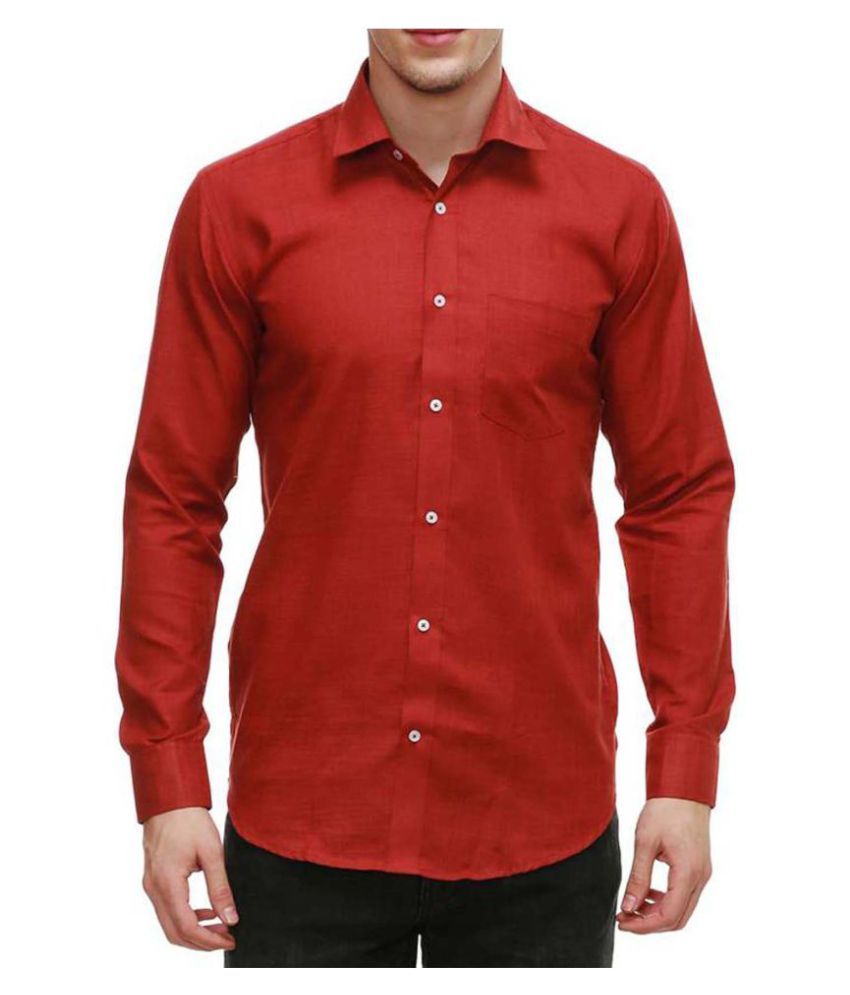 formal maroon shirt combination