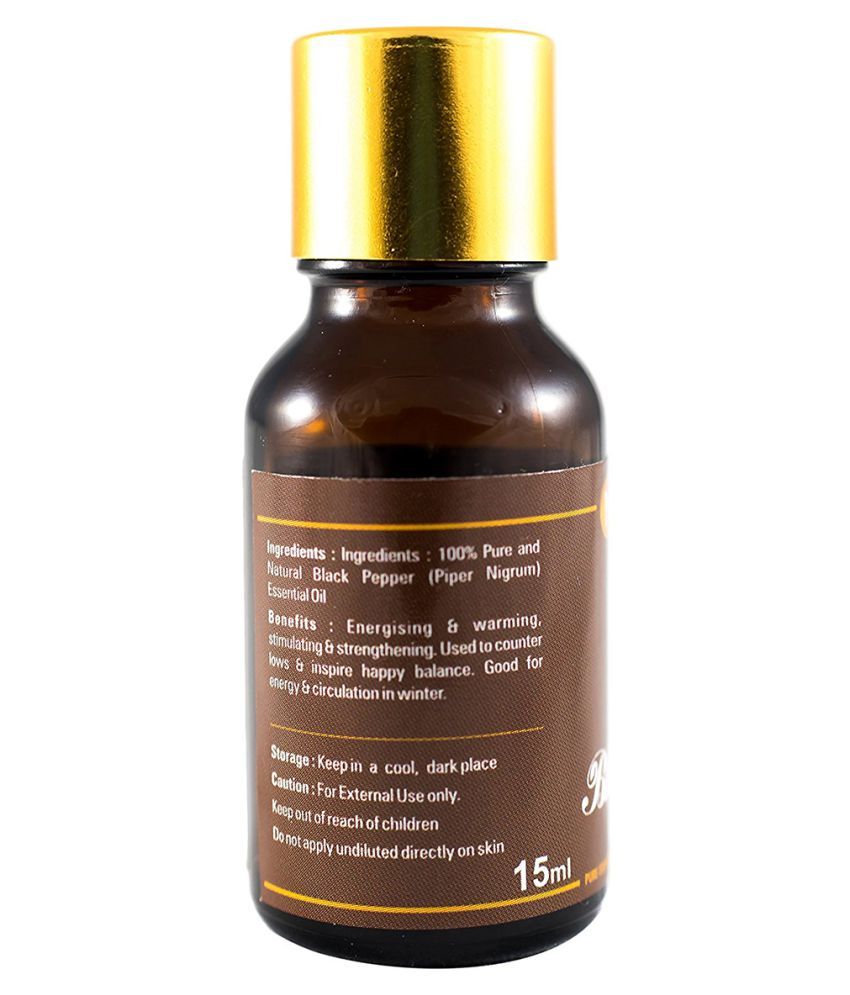 NATURALIS Pure Black Pepper Essential Oil 15 mL Buy NATURALIS Pure