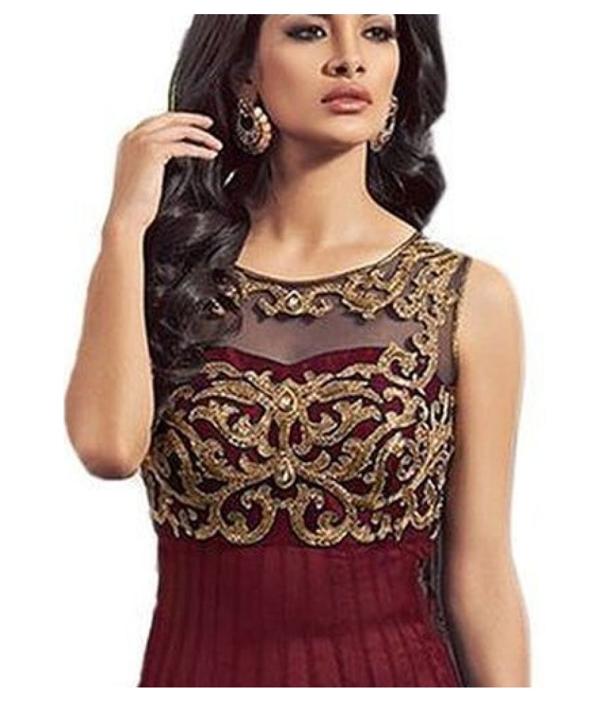stylish net gown