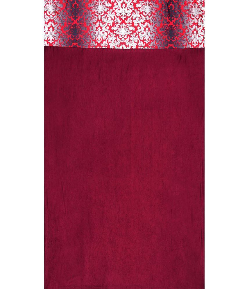 Fashworld Solid SemiTransparent Eyelet Window Curtain 5 ft Single