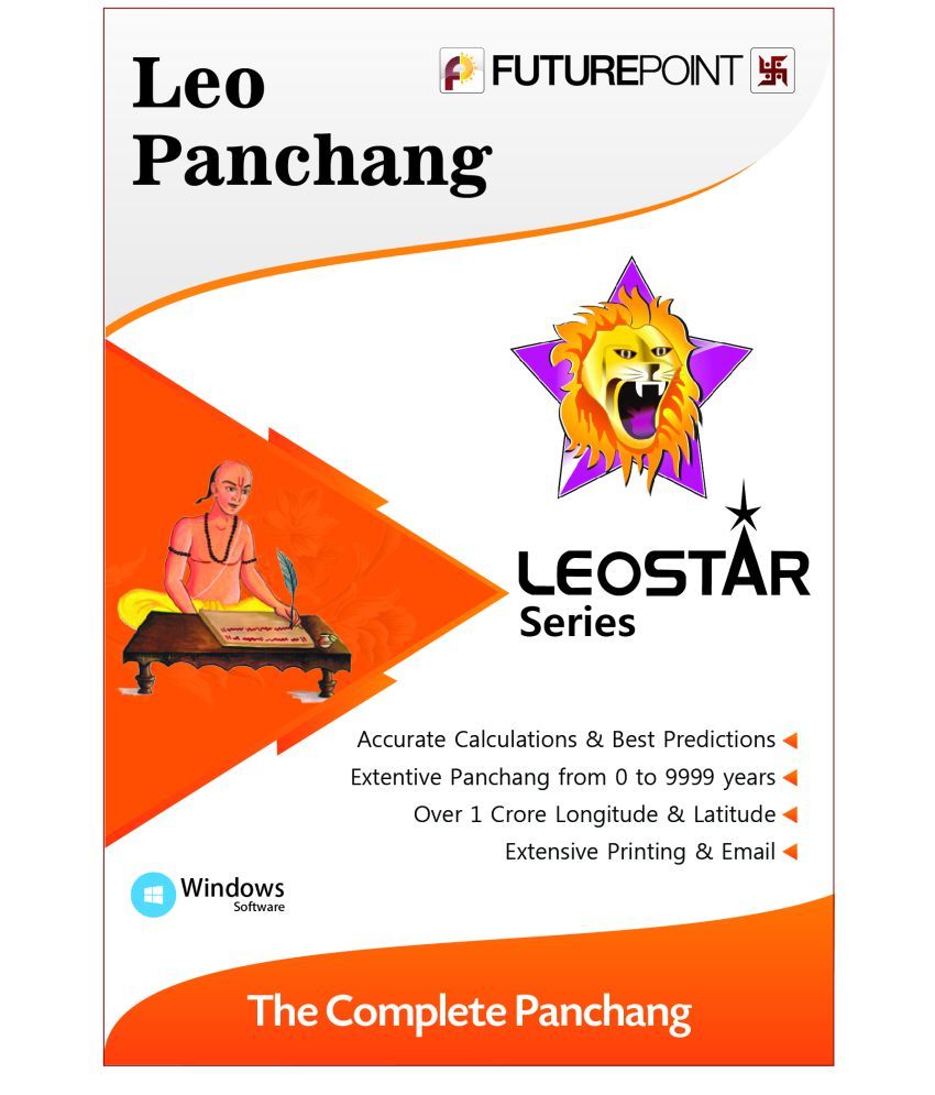 Future Point Astrology software Leostar Panchang 64 Bit ( Pen Drive )