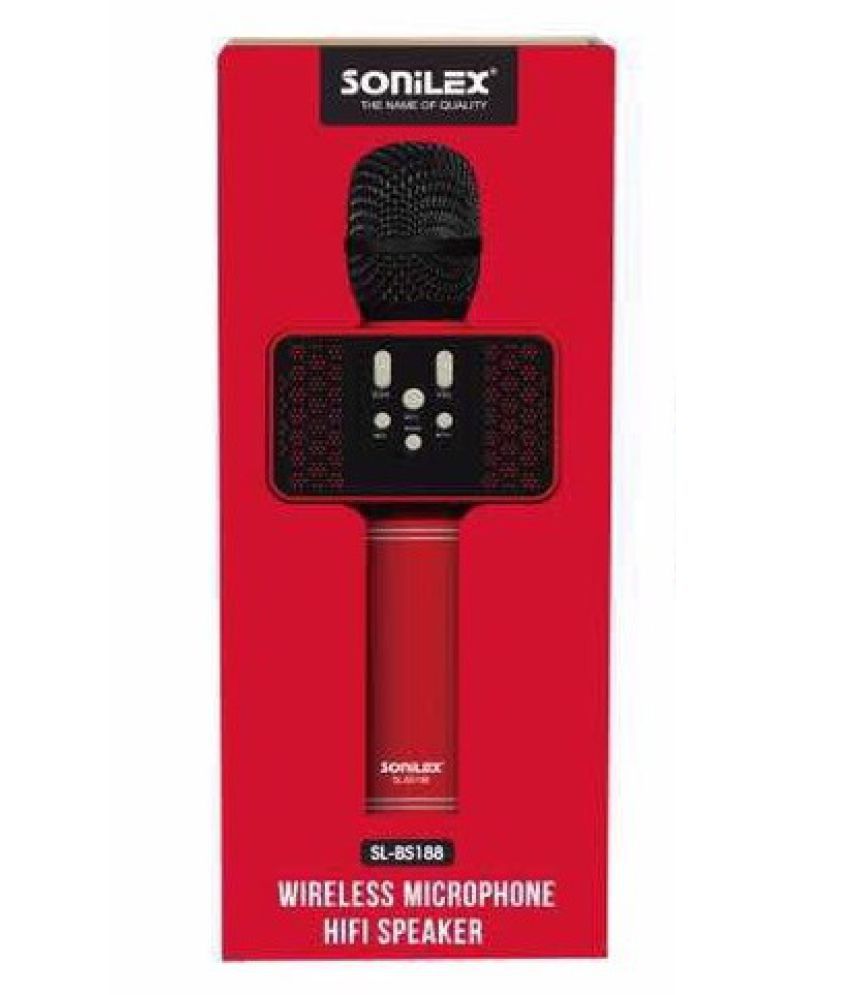 Sonilex Bs 188 Wireless Karaoke Microphone Bluetooth Speaker Buy