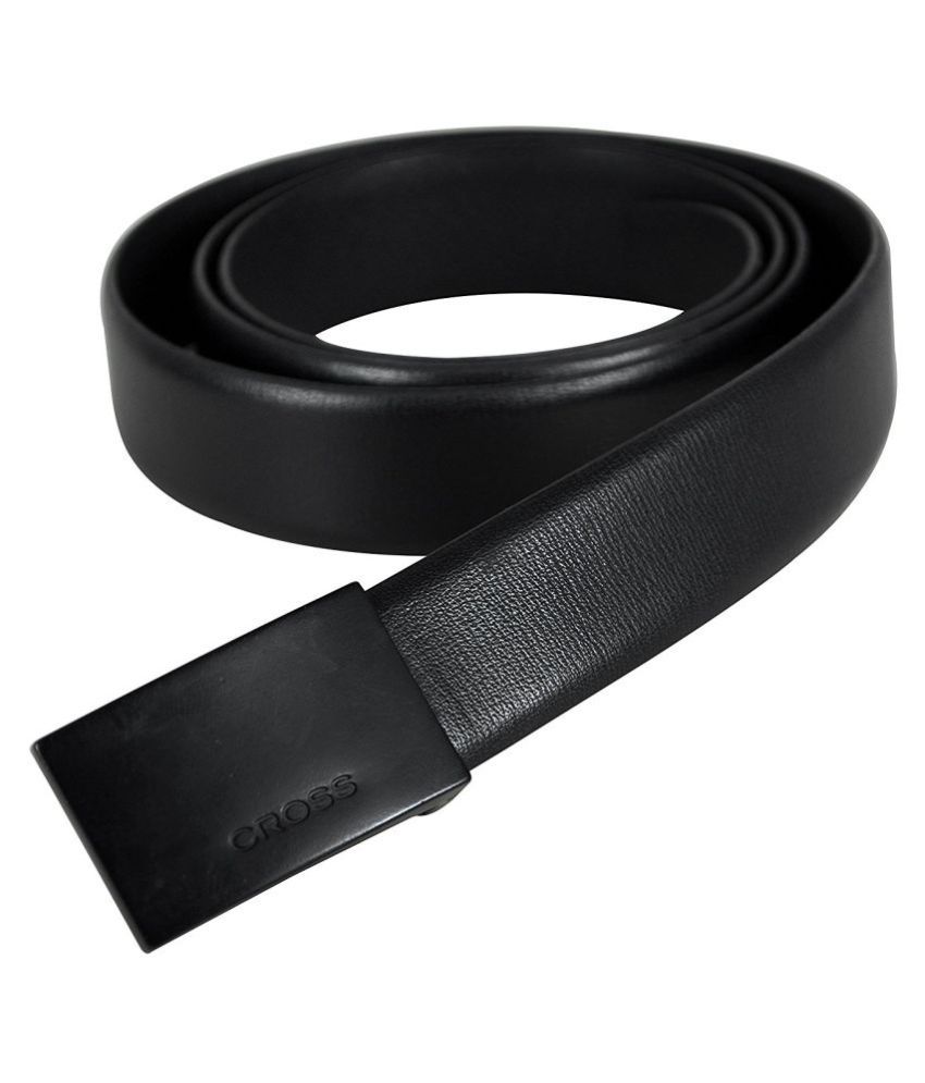 Cross Black Leather Casual Belt: Buy Online at Low Price in India ...