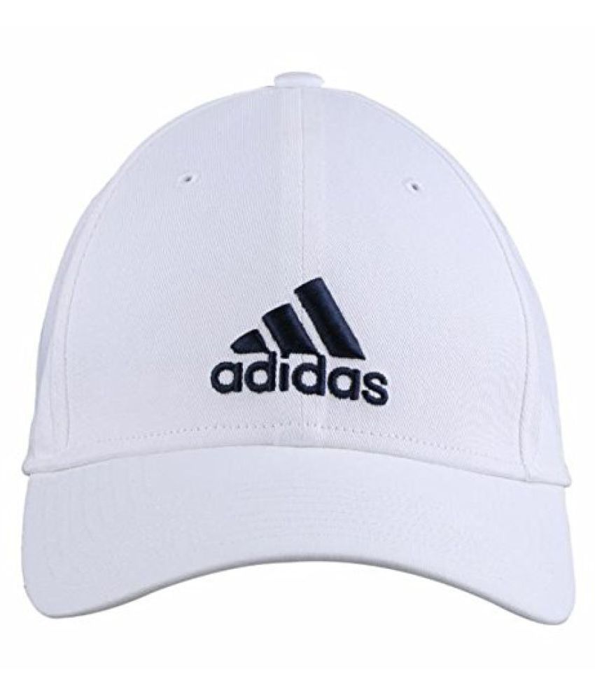 Adidas Unisex Corp White Cap: Buy 