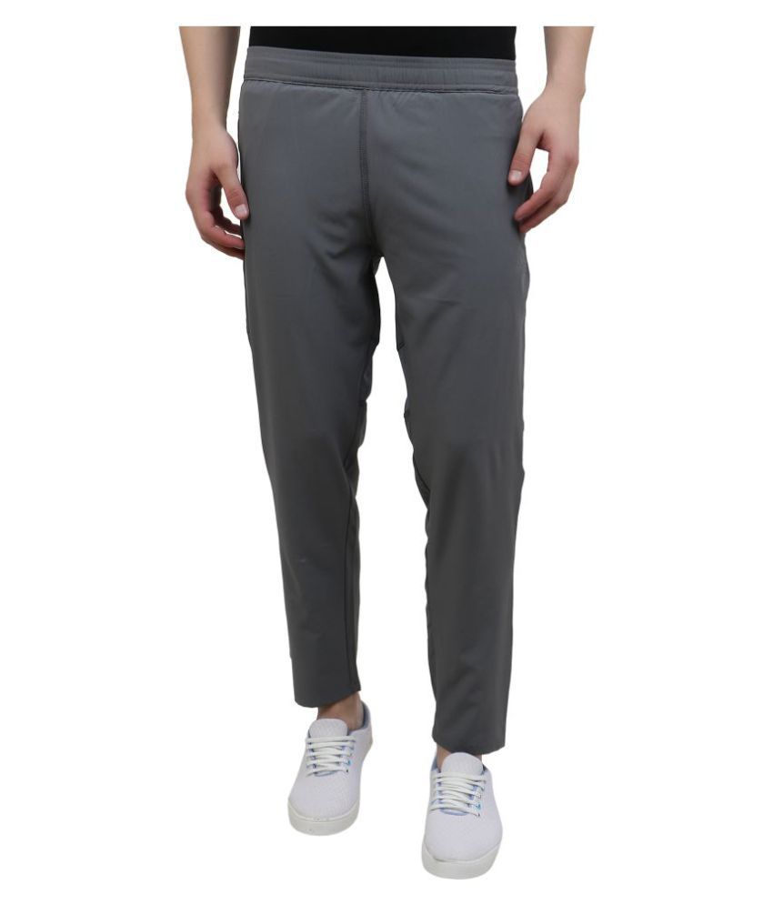 Adidas Grey Polyester Lycra Track Pant - Buy Adidas Grey Polyester ...