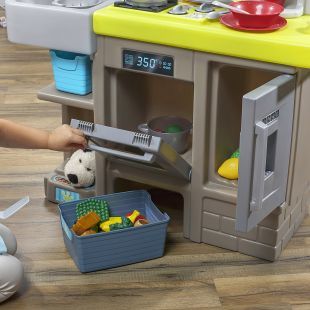 step2 contemporary unisex junior chef kitchen playset