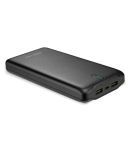 Portronics POR-695 Power Wallet 20, 20000mAh Power Bank For Smart Phones, Tablets and Bluetooth Speakers (Black) 20000 -mAh Li-Polymer Power Bank Black