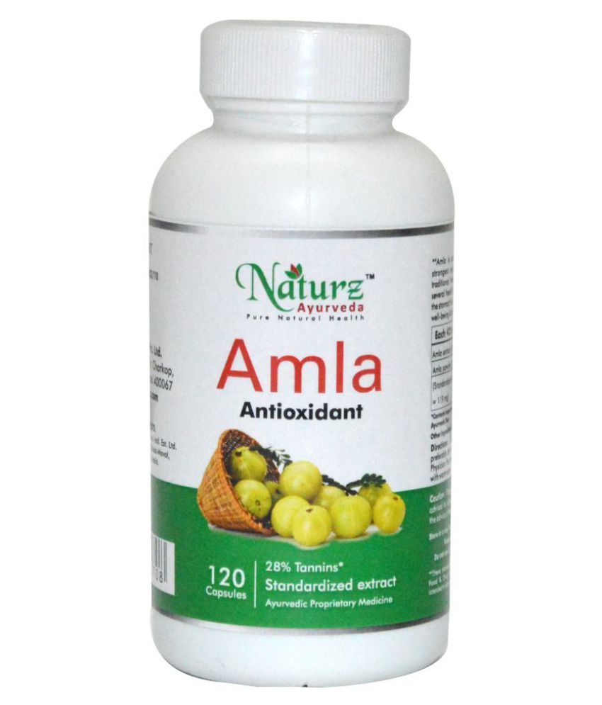 Naturz Ayurveda Amla 120 Capsule 425 mg Buy Naturz Ayurveda Amla 120