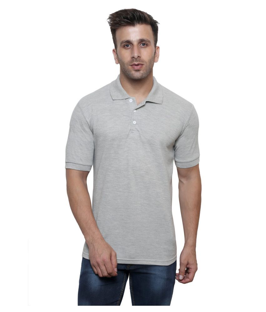 Leana Grey Henley T-Shirt - Buy Leana Grey Henley T-Shirt Online at Low ...